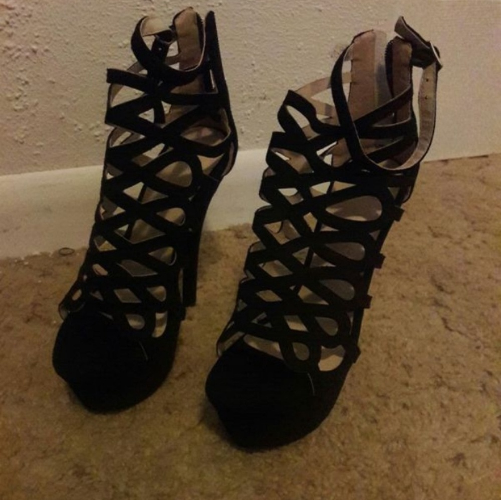 Black heels